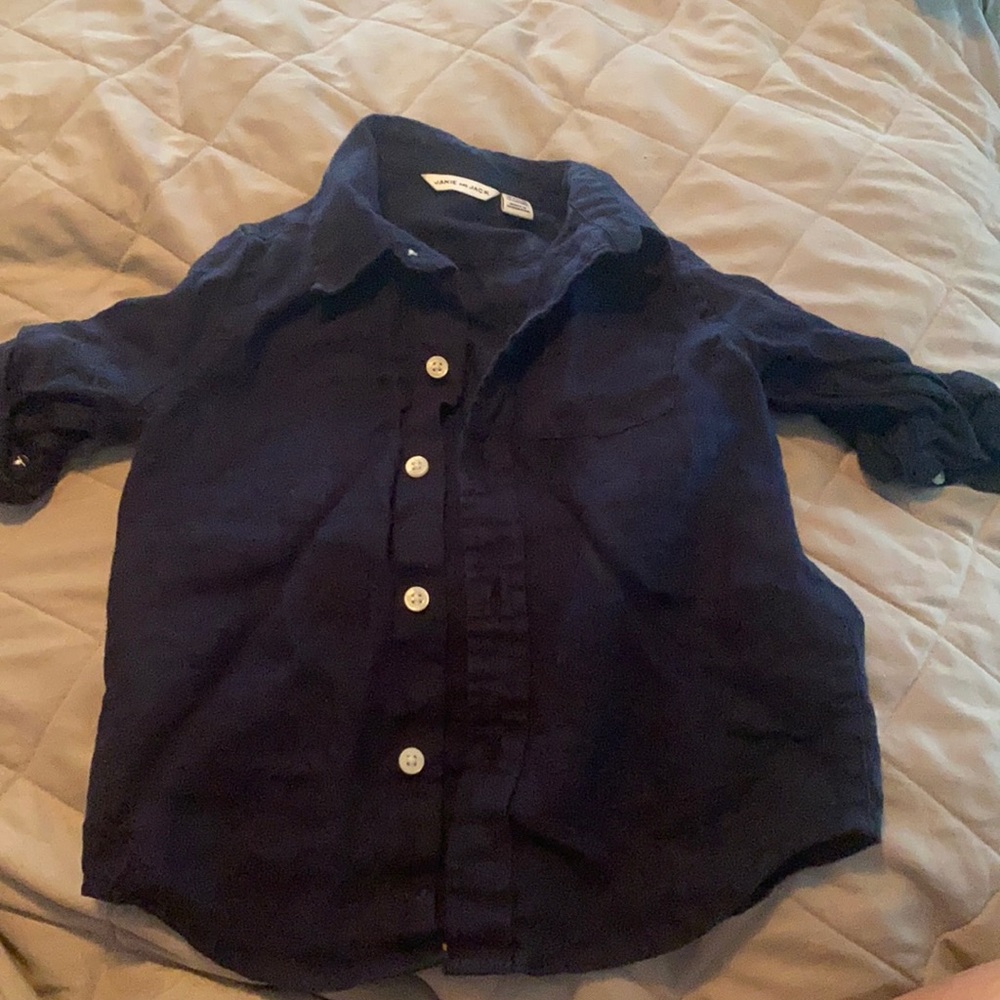 Janie and Jack linen shirt